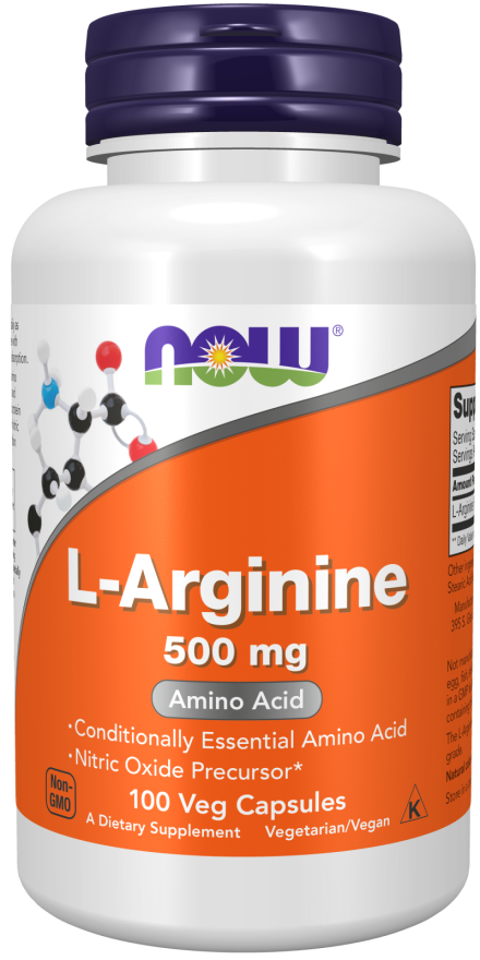 now L-Arginine 500 mg 100 Veg Capsules issues,Now,Now Products,Now suppl,Now supplements,Now Vitamins