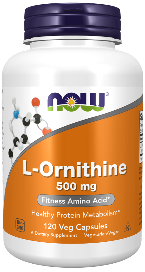 now L-Ornithine 500 mg 120 Veg Capsules issues,Now,Now Products,Now suppl,Now supplements,Now Vitamins,ornithine