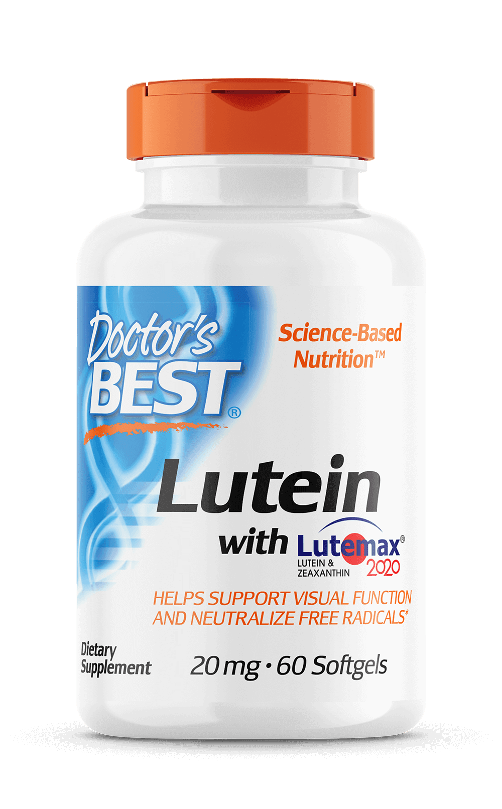 Doctor's best Lutein with Lutemax 20g 60 softgel capsules doctor's best,issues,lutein with lutemax