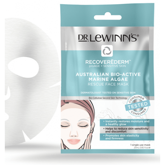 Dr Lewinns Recoverederm Australian Bio-Active Marine Algae Rescue Face Mask 1p Dr Levine Marine Anti-Ageing Sensitizing Mask 1p dr lewinns,Dr Lewinns 24k gold age-defying face mask Dr. Lewinns Eternal Youth 24K Gold Mask 1p,dr lewinns face mask,Dr Lewinns