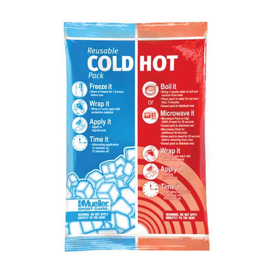 Mueller Cold and Hot Pack Reusable Regular cold pack,hot pack,ice pack,issues,mueller,pain,swelling