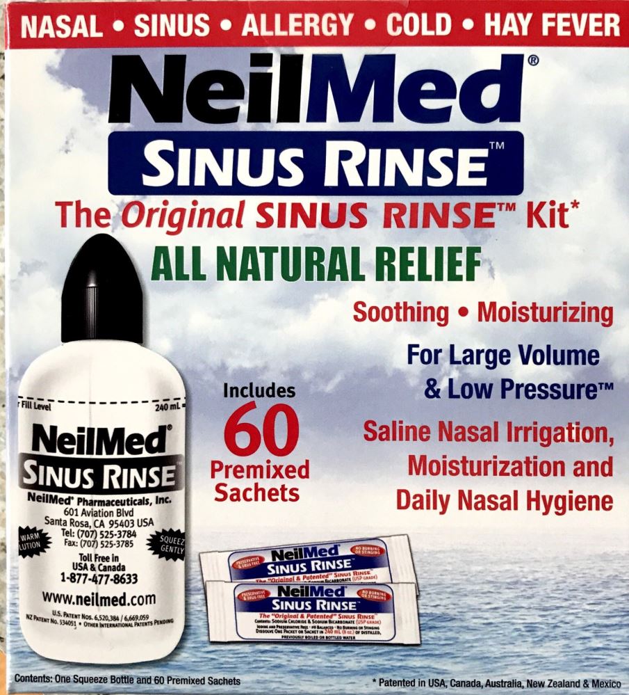 Sinus Rinse, Isotonic, Bottle + 60 Sachets
