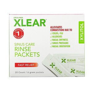 Xlear Xylitol & Saline Sinus Care Refill Solution Packets 20,50,Christmas gift,christmas sale,issues,xlear,xlear sinus rinse,Xlear Sinus Rinse sachets