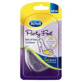 Scholl Party Feet Ball of Foot Cushions with GelActiv technology ball of foot cushions,Clear gel,designed not to slip in shoe,discreet design,Feet Cushions,Feet Heel Cushions,Fits comfortably,Fits comfortably in Shoes,GelActiv technology,Heel Cushions,iss