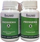 Xcel Health PROSGENIA A & B Vege Caps 2x60 - Prostate Health Program balance hormones,Benign Prostatic Hyperplasia,cancer of the prostate,google,hormones,issues,Prosgenia,prostate health,Prostatitis,urinary flow,urinary flow and frequency