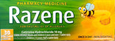 Razene For Fast Relief Of Allergies anti histamine,cetirizine,issues,non drowsy anti histamine,razene
