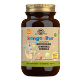 Solgar children's multivitamin chewable tablets 120 pack featuring Kangavites complete formula.