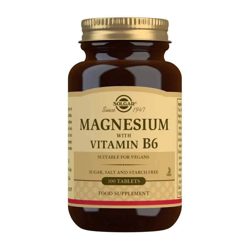 Solgar Magnesium With Vitamin B6 100 Tablets Antioxidants Energy Minerals Vitamins,daily vitamins,issues,Multi vitamins,multivitamins,Solgar Magnesium With Vitamin B6 100 Tablets,vitamins,vitamins and minerals,Vitamins and Supplements,vitamins minerals