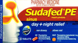 Sudafed PE Sinus Relief Day and Night Cold and Allergy 48 Tablets Cold and Allergy,Day and Night Relief,Decongestant Tablets,optimized,Sinus Relief,Sudafed PE