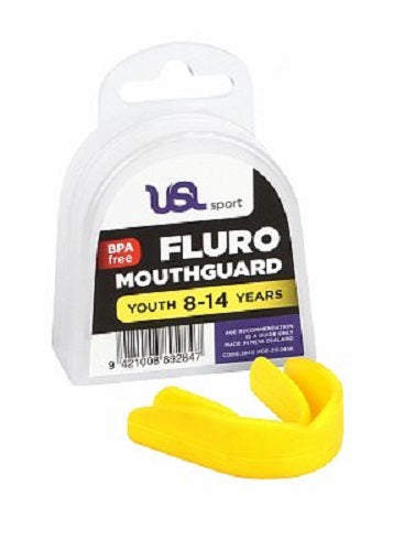 USL Sport Fluro Mouthguard Youth 8-14 Years issues,mouth guard
