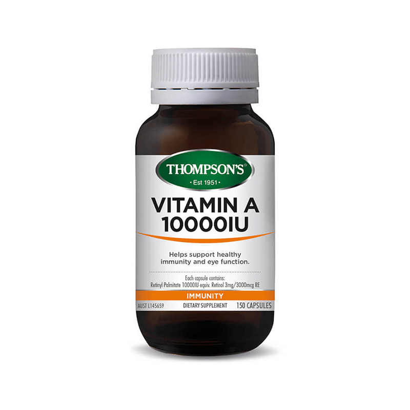 Thompsons Vitamin A 10000 IU Capsules 100 issues
