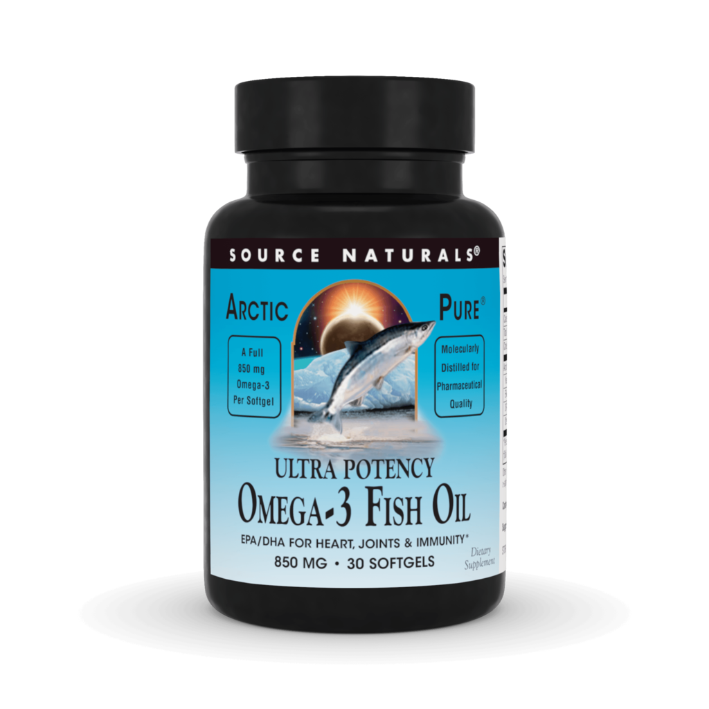 Source Naturals ArcticPure Omega-3 Fish Oil 850mg 120 Softgels