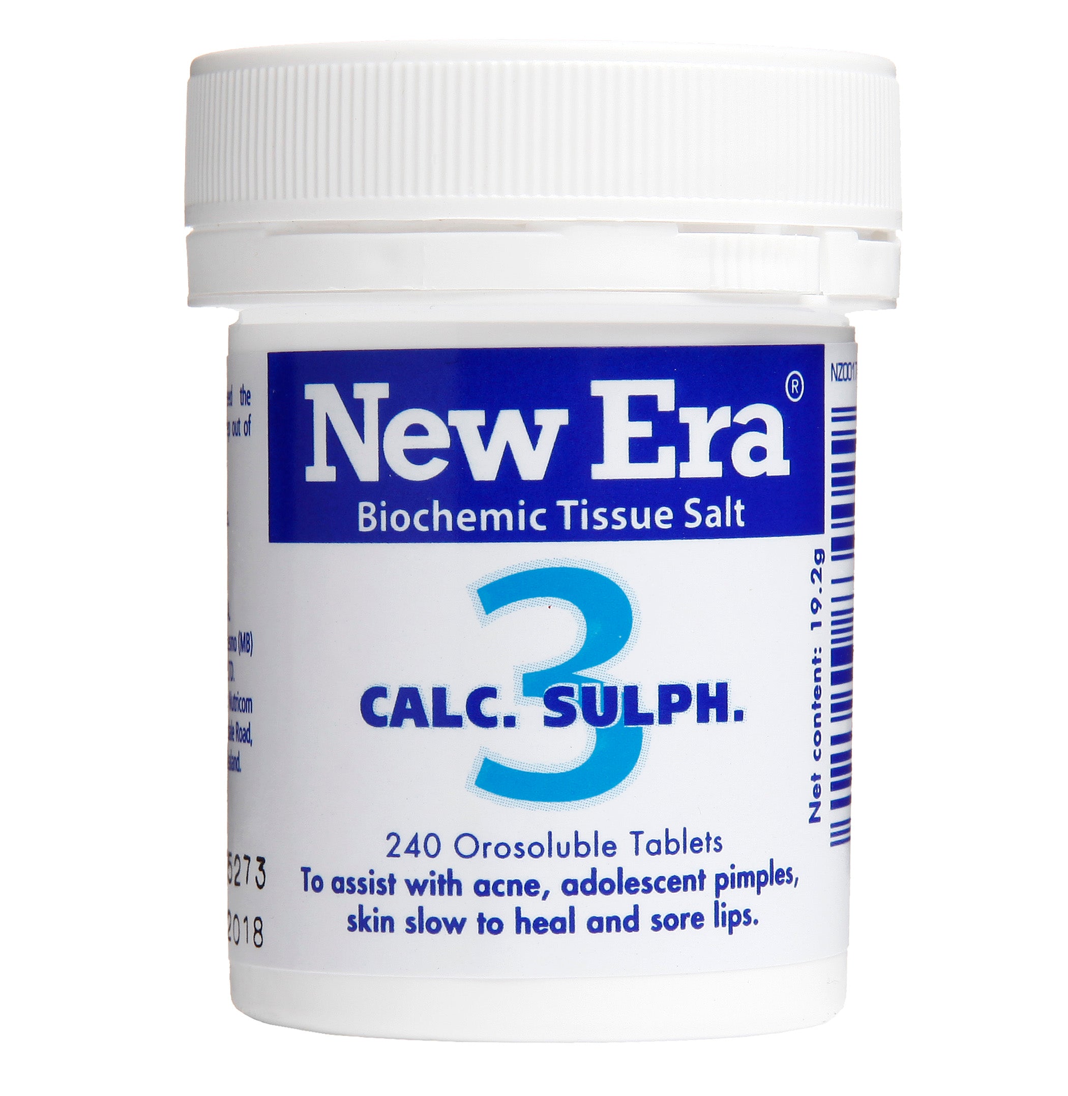 New Era Calc. no 3 Phos 240 tablets