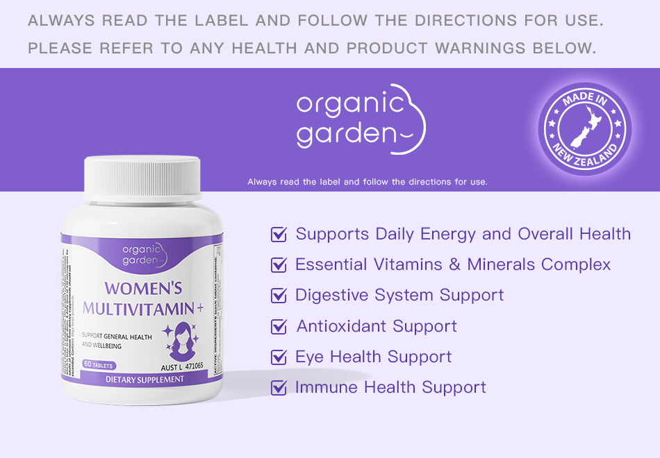 Organic Garden Women's Multivitamin+ product details