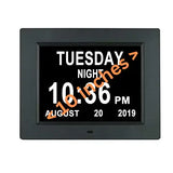 10" Digital Calendar Day Clock - for Dementia and Alzheimer’s Patients (Black) Alzheimer’s,Alzheimer’s Patients,Audio & Visual Alerts Pill Dispenser,Audio &amp; Visual Alerts Pill Management,Automatic Pill Dispenser,Dementia Patients,Home Medication,Home