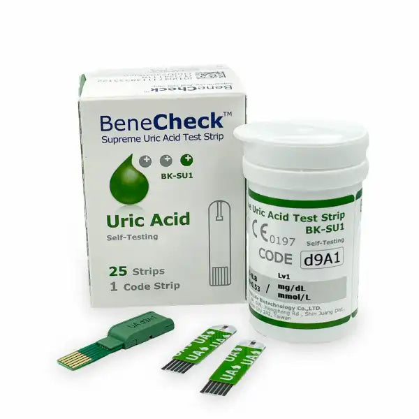 BENECHECK URIC ACID STRIPS 25