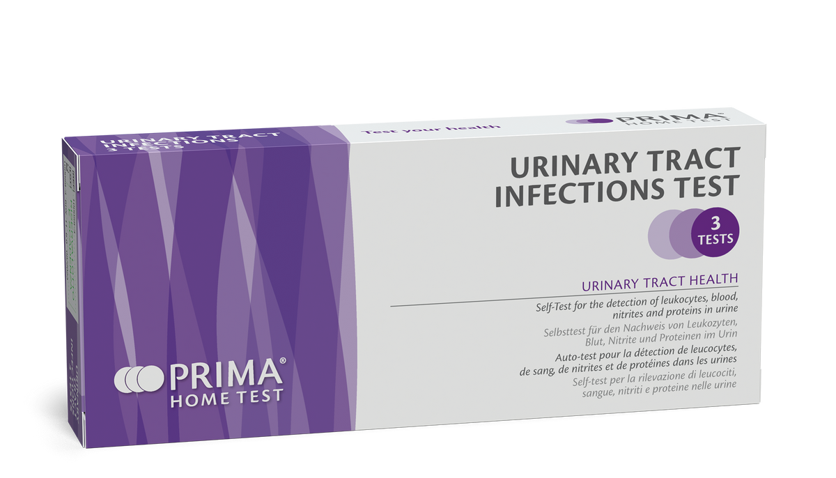 Prima Urinary Tract Infections Test Strips box