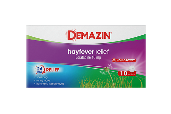 Demazin Hayfever Relief Tablets 10pk