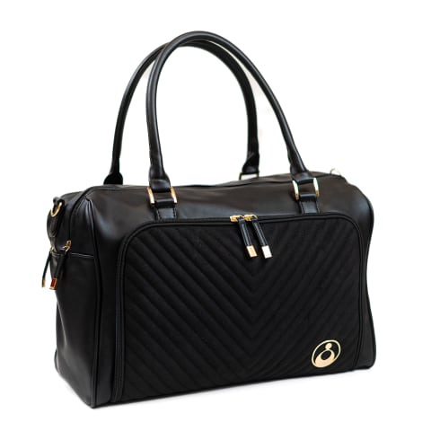 DOUBLE ZIP SATCHEL MIDNIGHT