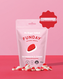 Funday Natural Sweets Strawberry & Cream Share Bag 120g | Sugar-Free Gummies Share Size