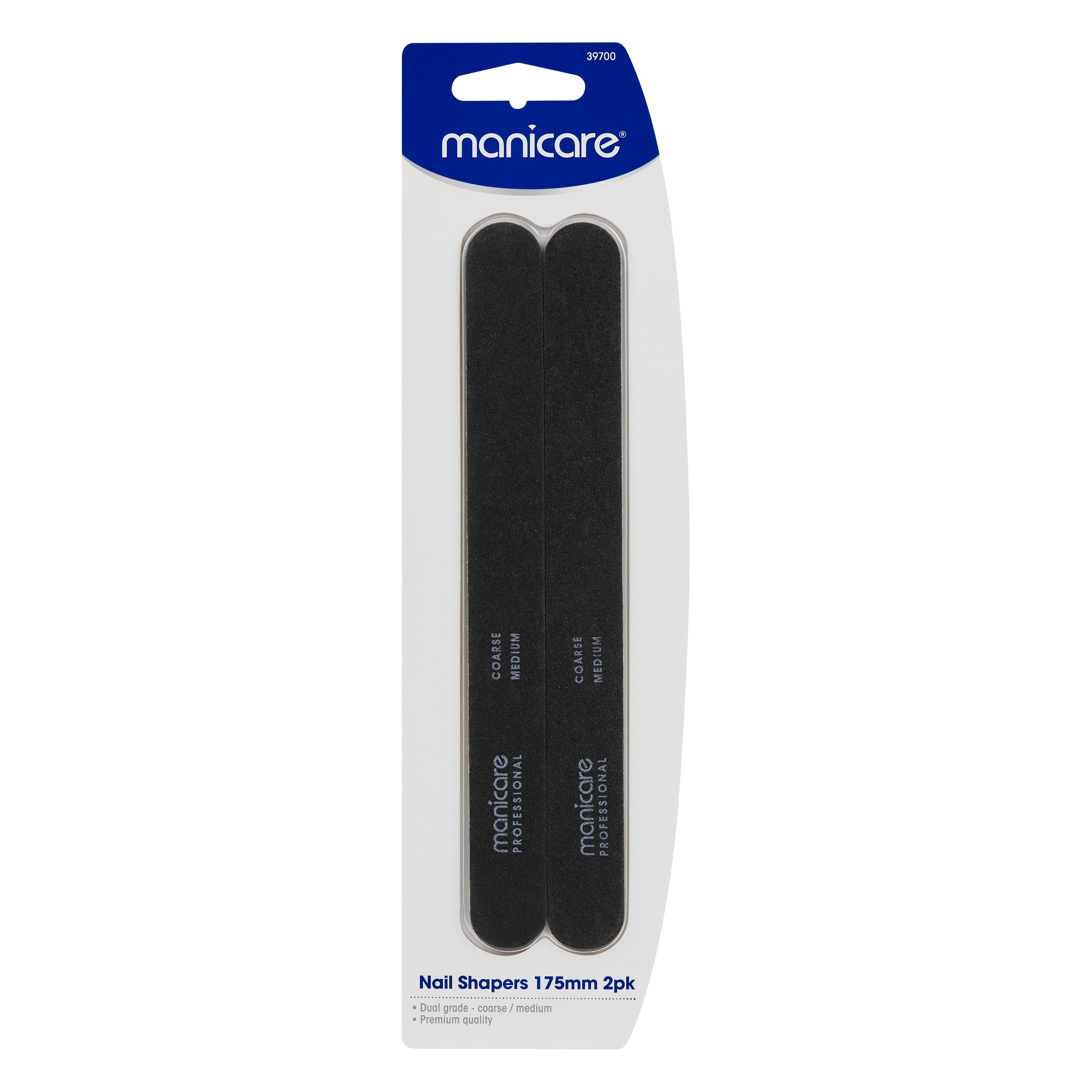 Manicare Nail Shapers Coarse Medium 2 Pack