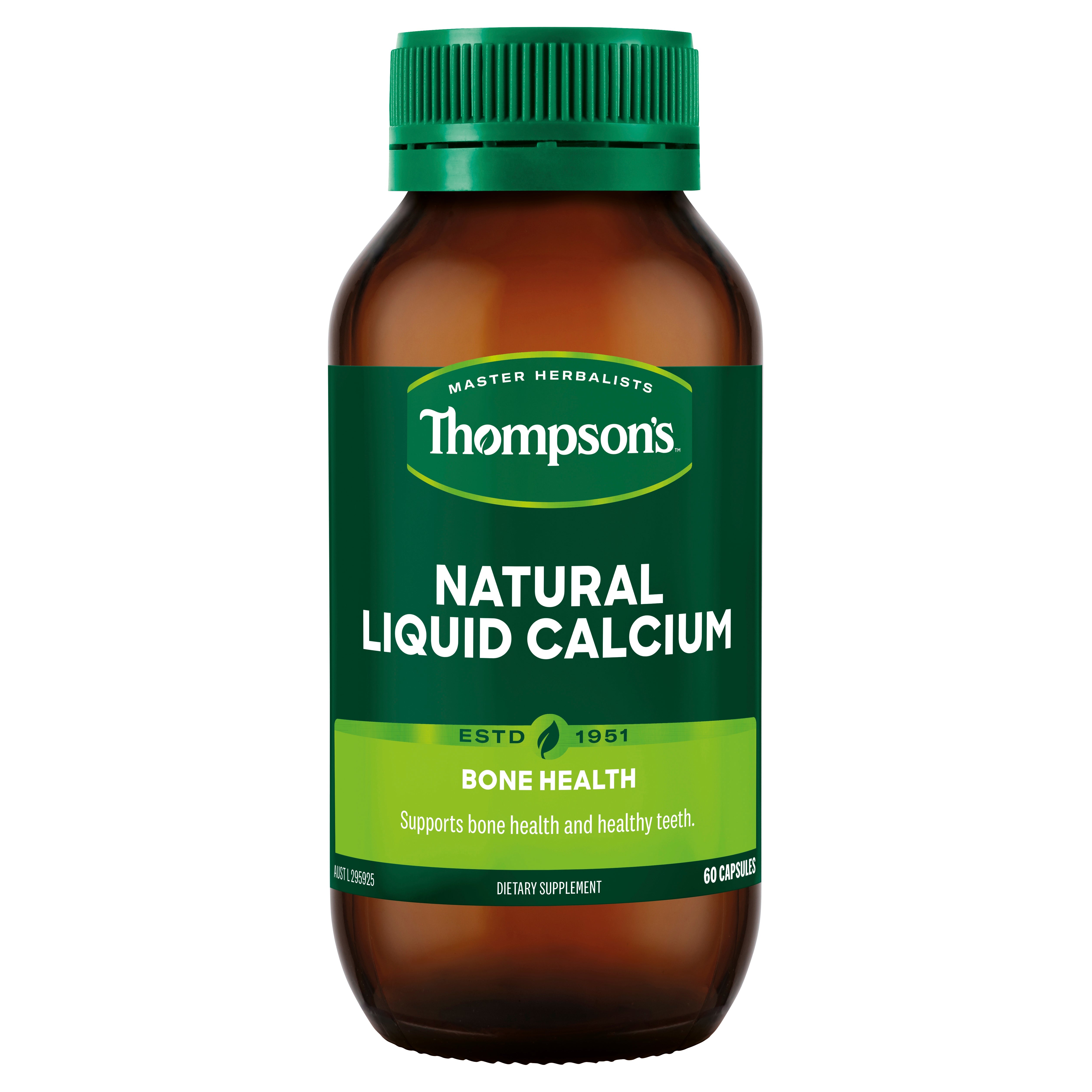 Thompson's Liquid Calcium 60 Tablets