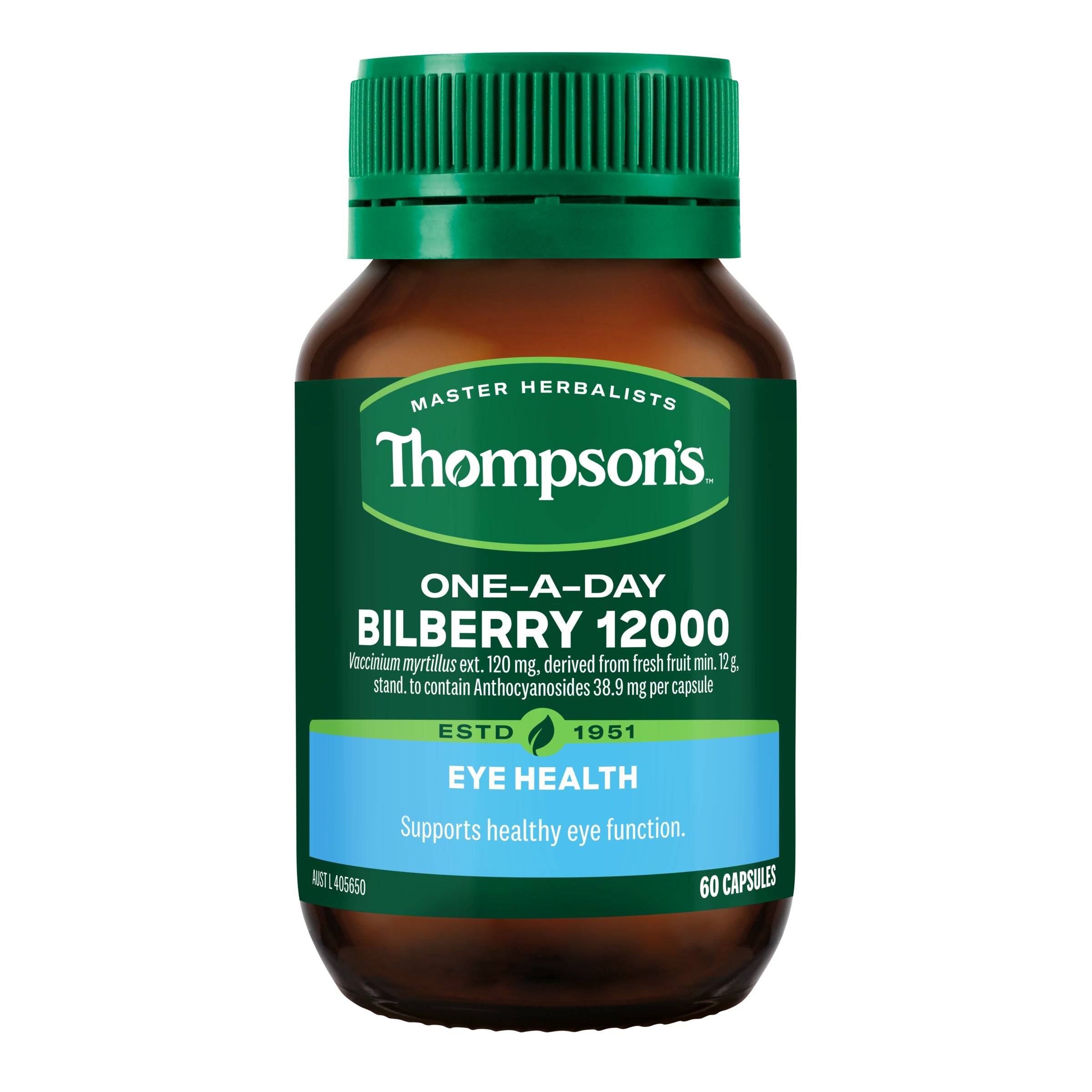 Thompson's Blueberry Extract Eye Care Capsules 60's