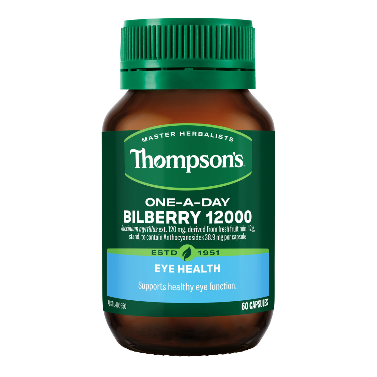 Thompson's Blueberry Extract Eye Care Capsules 60's