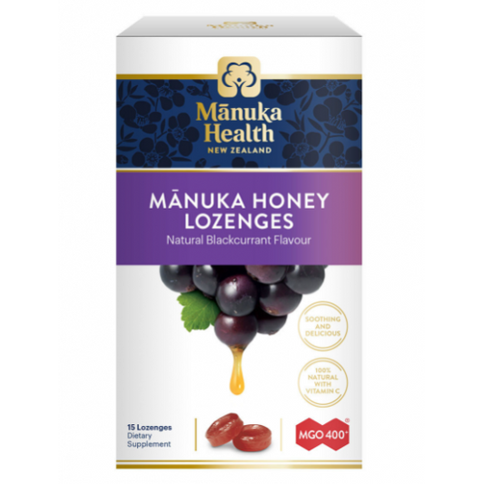 Manuka health mgo 400+ manuka honey 15 lozenges