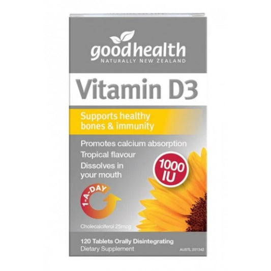 Good Health Vitamin D3 1000IU 120 caps