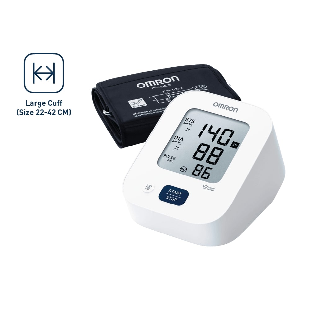 Omron HEM-7183L blood pressure monitor display
