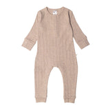 Woolbabe Daydream Henley Suit Dune Marl