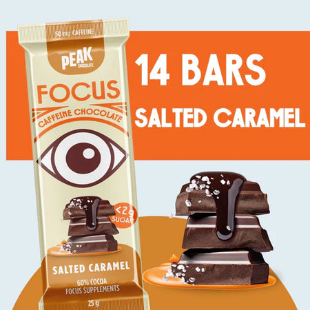 My Supplements Group PEAK CHOCOLATE FOCUS Box of 14 bars