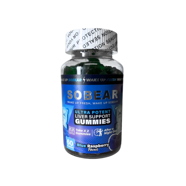 SOBEAR HANGOVER GUMMIES BOTTLE (60 gummies) - 1 bottle