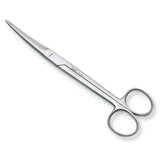 Chrome Plated Curved Mayo Scissors for removing bandages,make cutting around curves easy.,Slim design,trimming thermoplastics