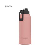 Fressko Core Drink Bottle Peachy 1L Sip Lid
