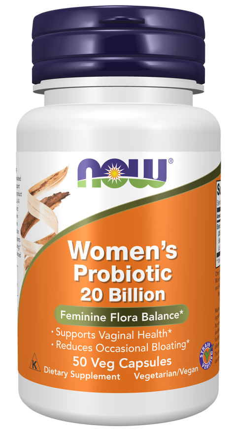 NOW Women's Probiotic 20 Billion 50 Veg Capsules