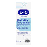 E45 Face Moisturiser 50ml – Dry, Sensitive & Eczema-Prone Skin