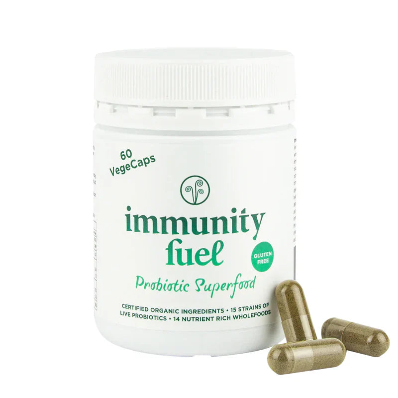 Immunity Fuel Gluten Free Probiotic Superfood - 60 VegeCaps