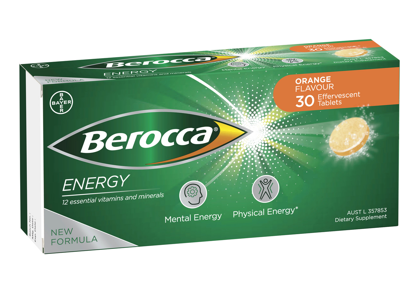 Berocca Orange Effervescent Tablets - DominionRoadPharmacy