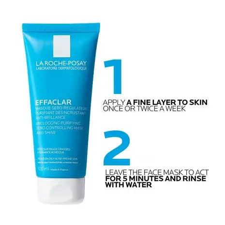 La Roche-Posay's Effaclar Anti-acne Purifying Clay Mask 100ml Acne-Prone,all skin tones,Anthelios Ultra Cream Xl Spf 50+ 50ml,Anthelios Ultra-light Invisible Fluid Tinted Spf50+ 50ml,Anthelios Uv Clear Sunscreen Spf 50,Anti-acne Purifying Clay Mask,Anti-a