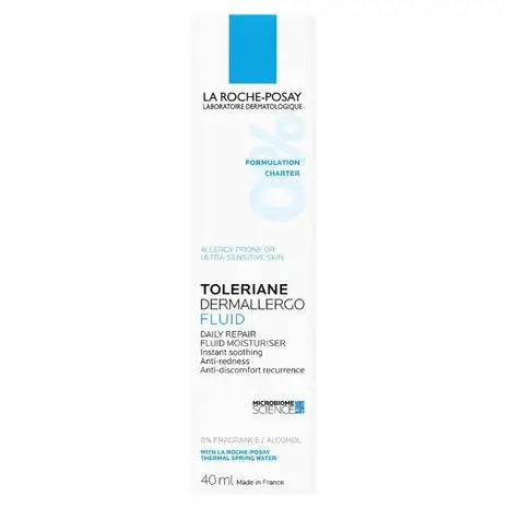 La Roche-Posay's Toleriane Dermallergo Fluid Lightweight Moisturiser 40ml Acne-Prone,all skin tones,Anthelios Ultra Cream Xl Spf 50+ 50ml,Anthelios Ultra-light Invisible Fluid Tinted Spf50+ 50ml,Anthelios Uv Clear Sunscreen Spf 50,Caring Wash Hydrating Cl