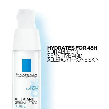 La Roche-Posay's Toleriane Dermallergo Fluid Lightweight Moisturiser 40ml Acne-Prone,all skin tones,Anthelios Ultra Cream Xl Spf 50+ 50ml,Anthelios Ultra-light Invisible Fluid Tinted Spf50+ 50ml,Anthelios Uv Clear Sunscreen Spf 50,Caring Wash Hydrating Cl
