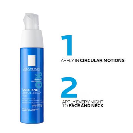 La Roche-Posay's Toleriane Dermallergo Overnight Moisturiser Acne-Prone,all skin tones,Anthelios Ultra Cream Xl Spf 50+ 50ml,Anthelios Ultra-light Invisible Fluid Tinted Spf50+ 50ml,Anthelios Uv Clear Sunscreen Spf 50,Caring Wash Hydrating Cleanser,Dermo-