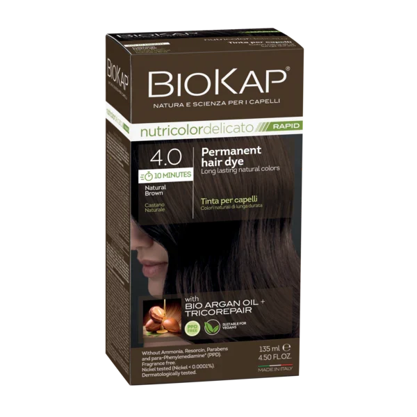 BioKap Delicato Rapid 4.0 Natural Brown Hair Dye 135ml