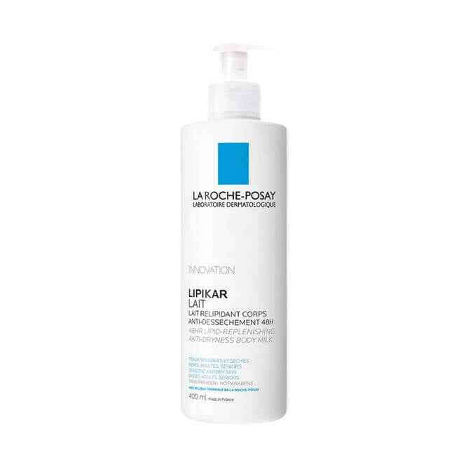 La Roche-Posay's Lipikar Lait 400ml dry skin,Moisturising Skin Care,Natural skin care,sensitive skin,skin care,skin health,Support skin health