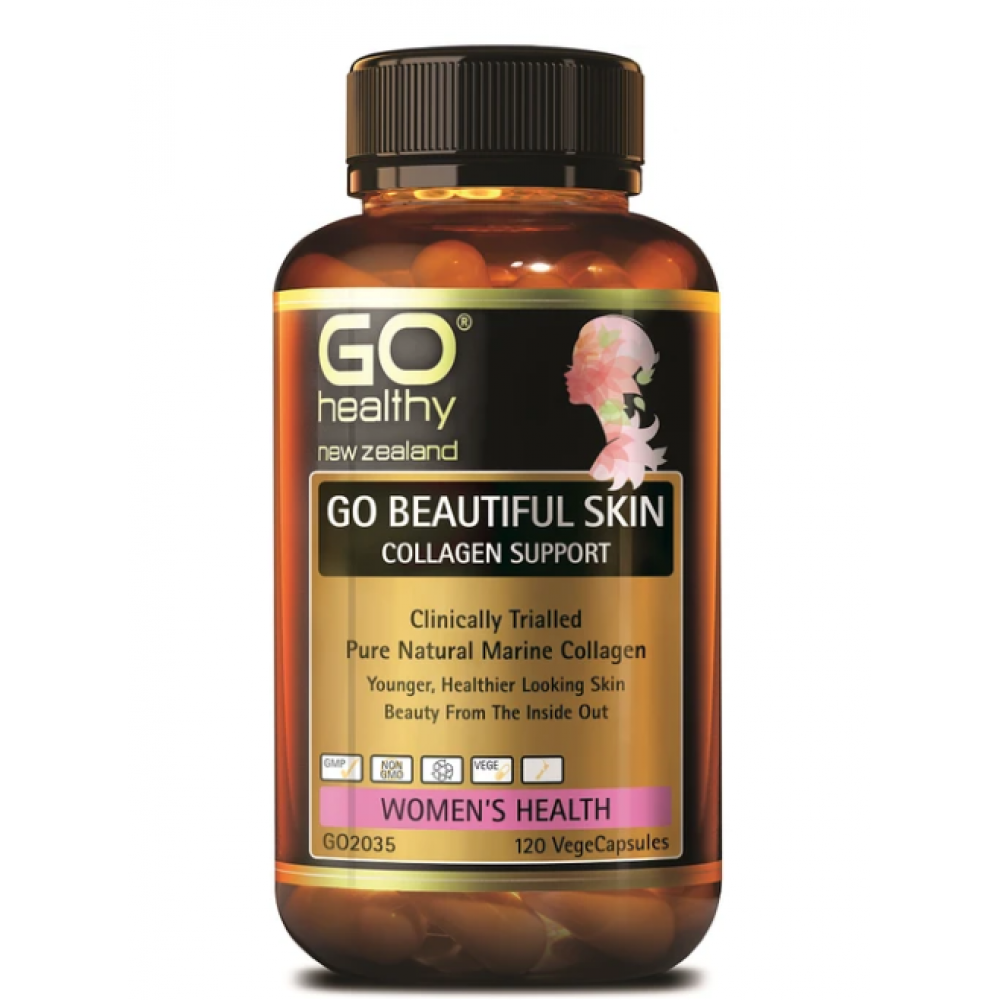 Go Healthy Beautiful Skin Collagen Support 120 Capsules