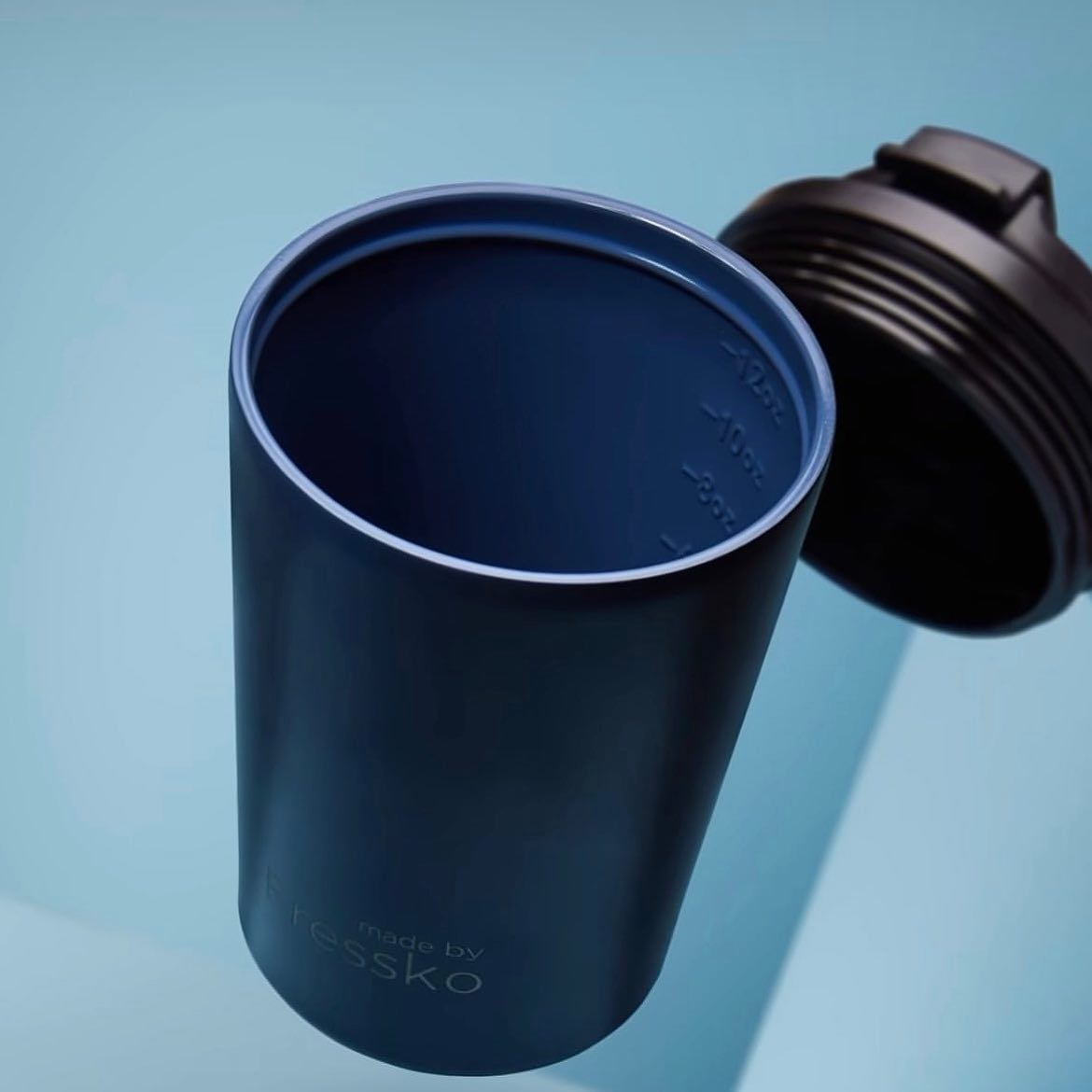 Fressko Camino Ceramic Reusable Cup Denim 340ml image 2