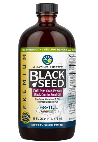 Black Seed Oil PREMIUM 240ml & 473ml allergy,Black Seed Oil,Herbs Black Seed oil,immune system response,inflammatory,issues,powerful anti-oxidant,Thymoquinone,volatile oil