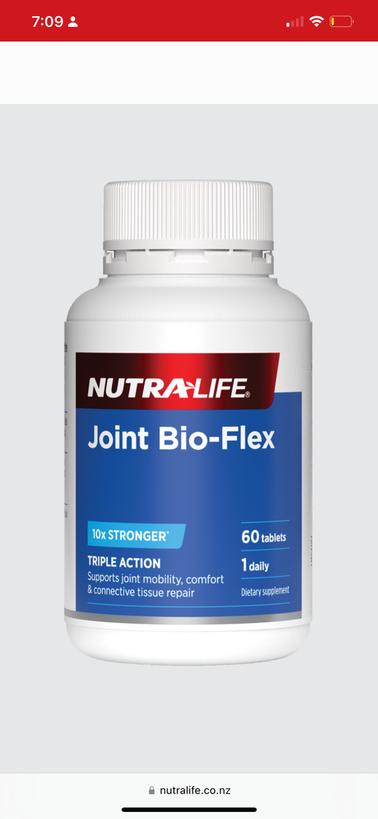 Nutralife bioflex joint tabs